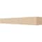 Ekena Millwork 6in. W x 4in. H x 32in. L Block Woodgrain TimberThane Rafter Tail, Primed Tan RFTUR06X04X32BLKRCPR - alternate 1